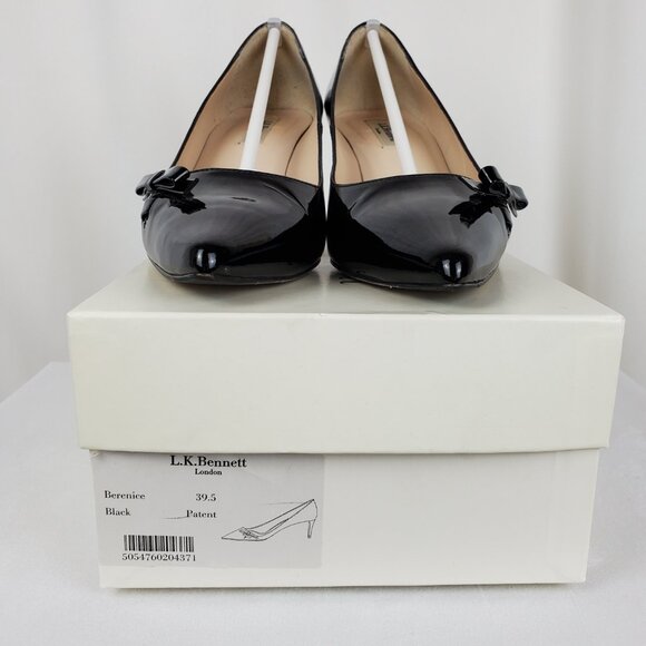 LK Bennett Berenice Patent Kitten Heel Pump - Picture 11 of 11